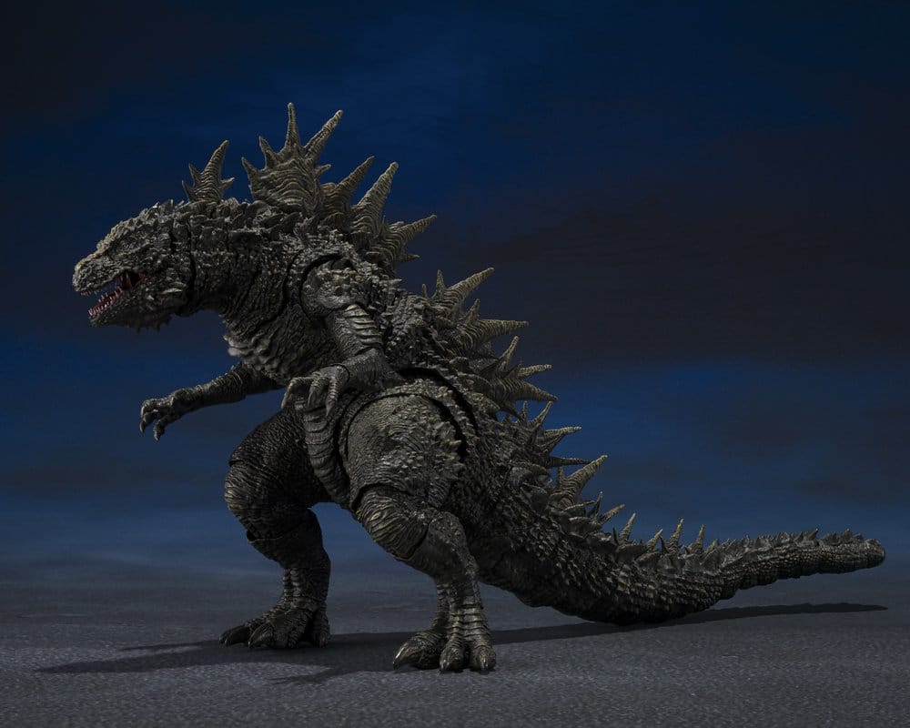 Figura Godzilla S.H.MonsterArts 2023 vista lateral con gran detalle