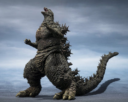 Figura Godzilla MonsterArts en pose de acción con gran nivel de detalle