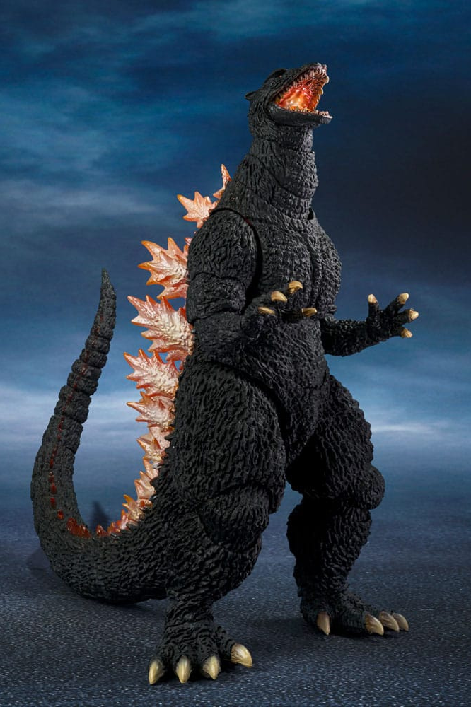 Figura S.H.MonsterArts Godzilla Heat Ray Ver. vs. New Gotengo de Godzilla Final Wars de Bandai Tamashii Nations 16 cm