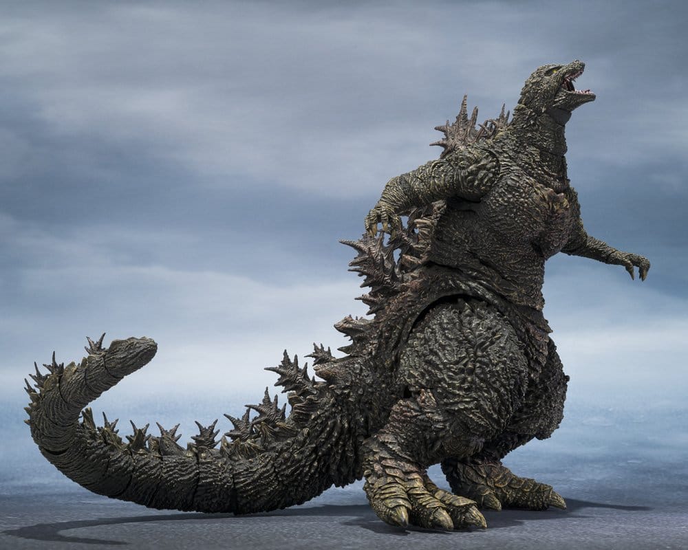 Figura Godzilla S.H. MonsterArts vista lateral con cola extendida