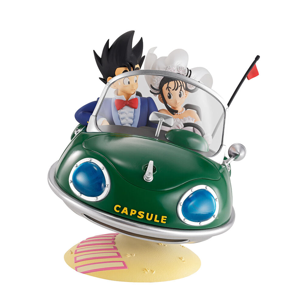 Son Goku y Chichi vehículo Capsule Ichibansho Snap Collection 2 Dragon Ball