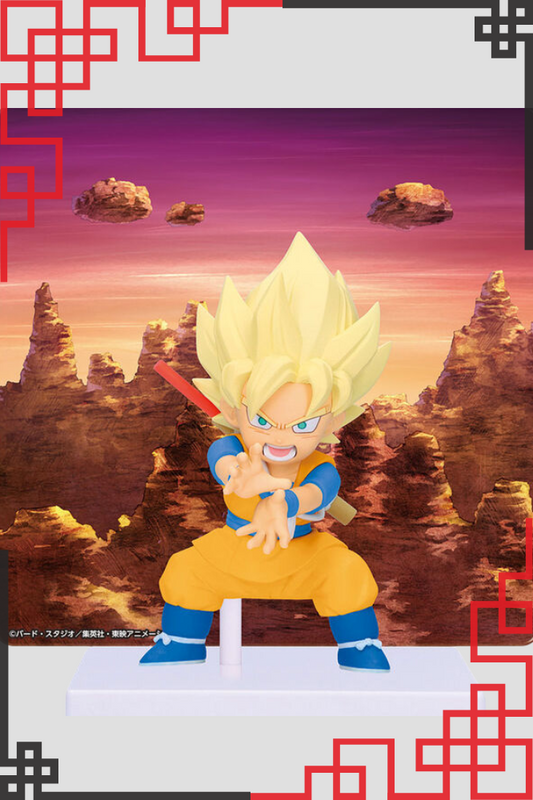 Figura de Goku versión infantil Super Saiyan – Dragon Ball Daima 13 cm