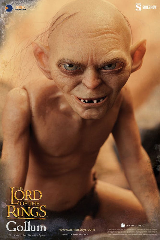 Figura Gollum de Asmus Collectibles escala 1/6 con expresión realista – El Señor de los Anillo