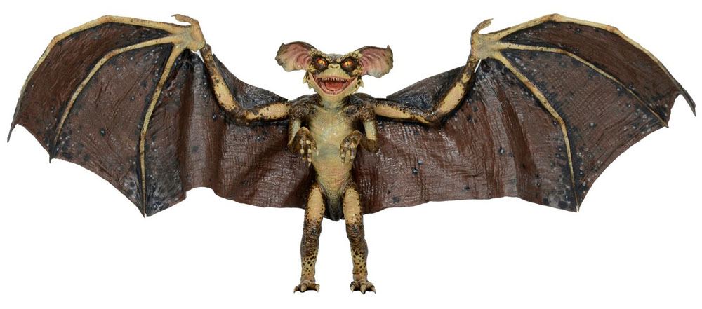 Figura Bat Gremlin NECA con alas desplegadas de gran tamaño