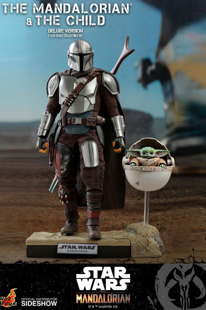 Figura Grogu Hot Toys Star Wars The Mandalorian escala 1/6 vista principal