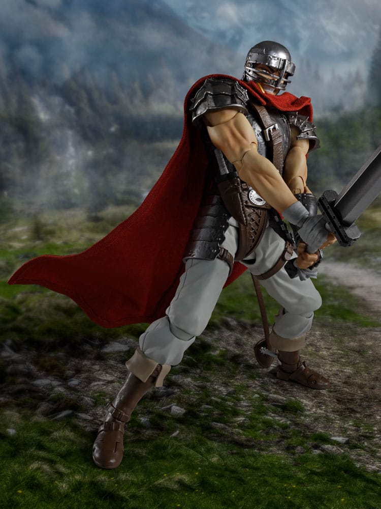 Detalle de la figura Guts Berserk Tamashii Nations línea S.H. Figuarts