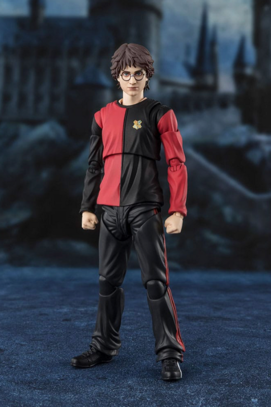 Figura Harry Potter con uniforme rojo y negro – Cáliz de Fuego 14 cm