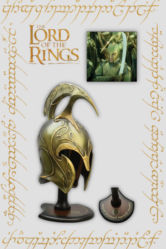 Réplica oficial High Elven War Helmet edición limitada El Señor de los Anillos