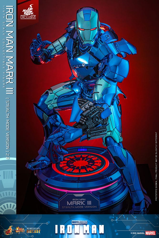 Hot Toys Iron Man Mark III Stealth 2.0 Movie Masterpiece Diecast