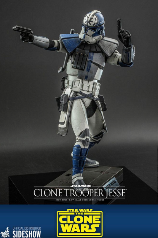 Figura Hot Toys Clone Trooper Jesse Star Wars The Clone Wars 1/6