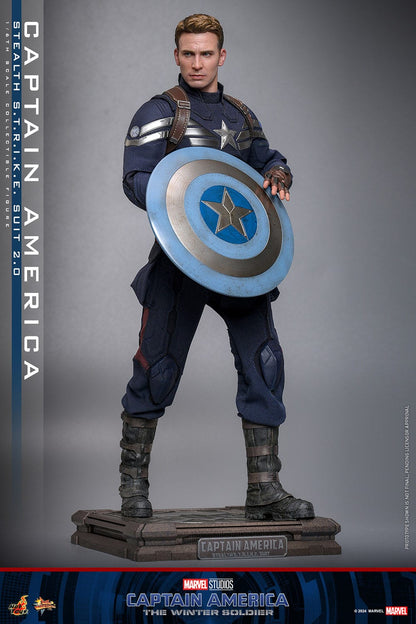 CAPTAIN AMERICA (STEALTH S.T.R.I.K.E. SUIT) 2.0 – FIGURA 1/6 ESCALA – HOT TOYS – MOVIE MASTERPIECE SERIES