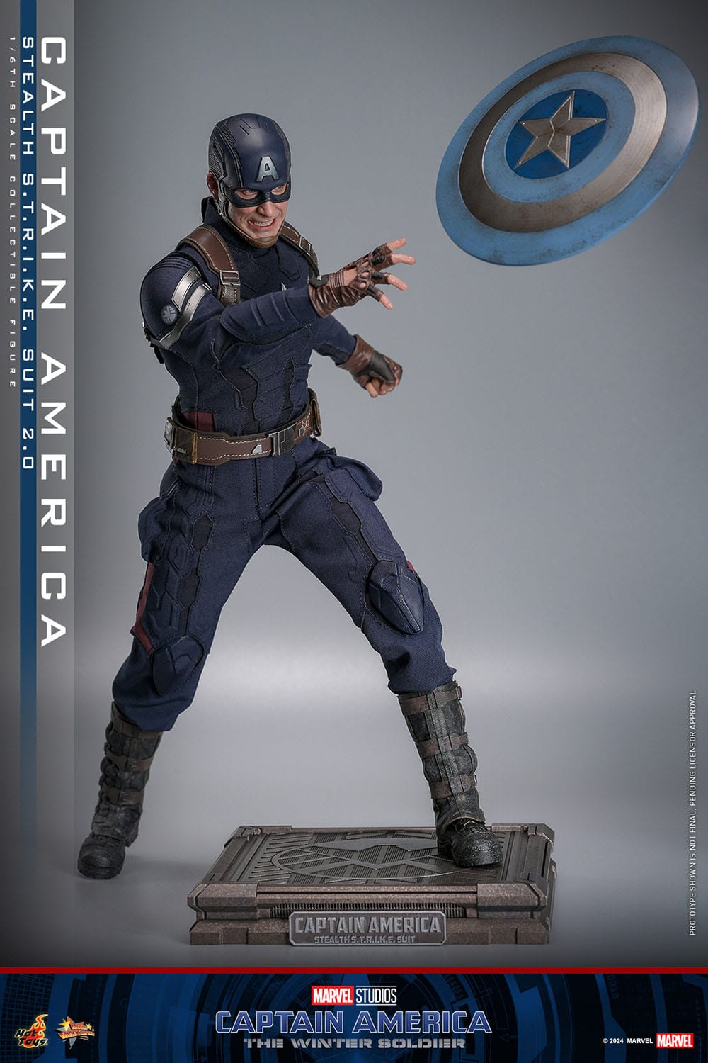 CAPTAIN AMERICA (STEALTH S.T.R.I.K.E. SUIT) 2.0 – FIGURA 1/6 ESCALA – HOT TOYS – MOVIE MASTERPIECE SERIES