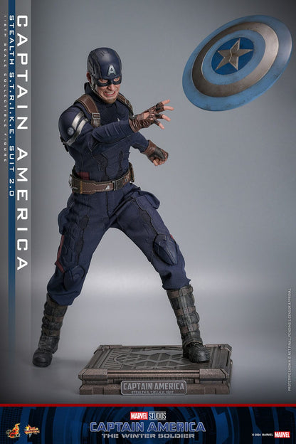 CAPTAIN AMERICA (STEALTH S.T.R.I.K.E. SUIT) 2.0 – FIGURA 1/6 ESCALA – HOT TOYS – MOVIE MASTERPIECE SERIES