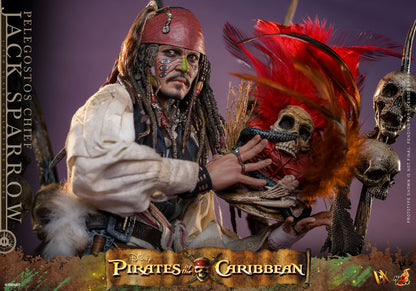 JACK SPARROW (PELEGOSTOS CHIEF) – (HOT TOYS – PIRATAS DEL CARIBE: EL COFRE DEL HOMBRE MUERTO)