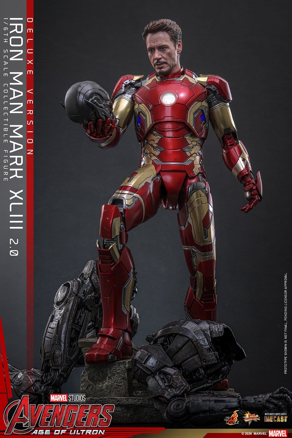 IRON MAN MARK XLIII (2.0) DELUXE VERSION – (HOT TOYS – AVENGERS: AGE OF ULTRON)