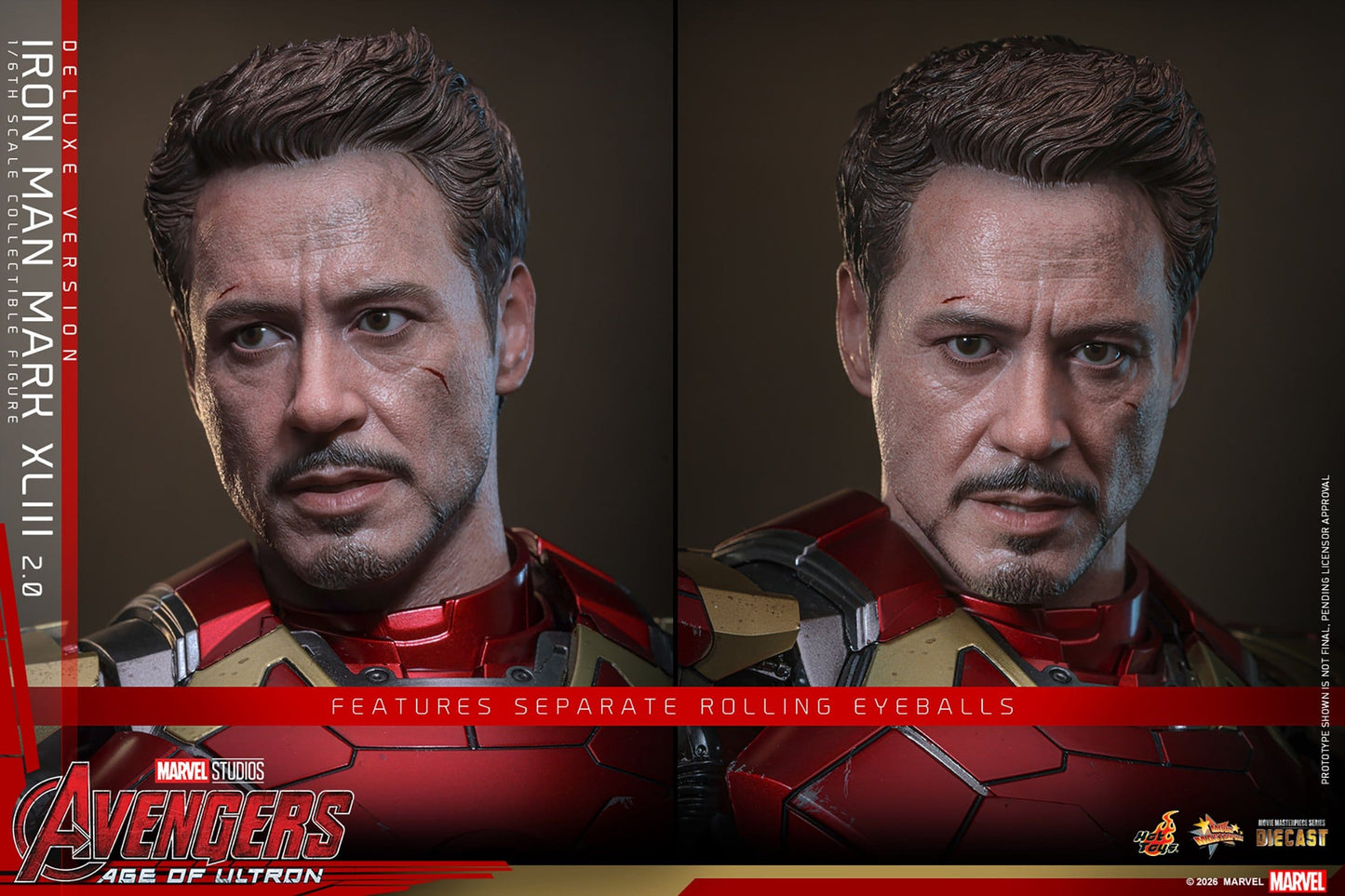 IRON MAN MARK XLIII (2.0) DELUXE VERSION – (HOT TOYS – AVENGERS: AGE OF ULTRON)