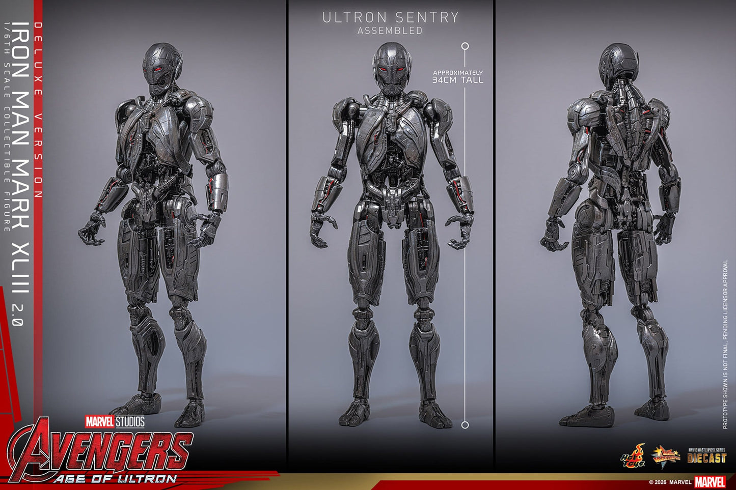 IRON MAN MARK XLIII (2.0) DELUXE VERSION – (HOT TOYS – AVENGERS: AGE OF ULTRON)