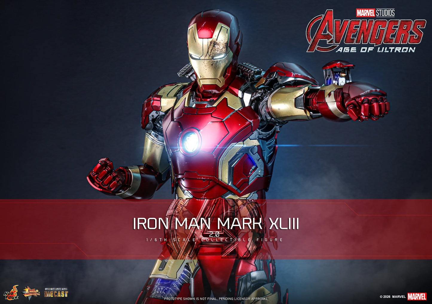 IRON MAN MARK XLIII (2.0) –(HOT TOYS – AVENGERS: AGE OF ULTRON)