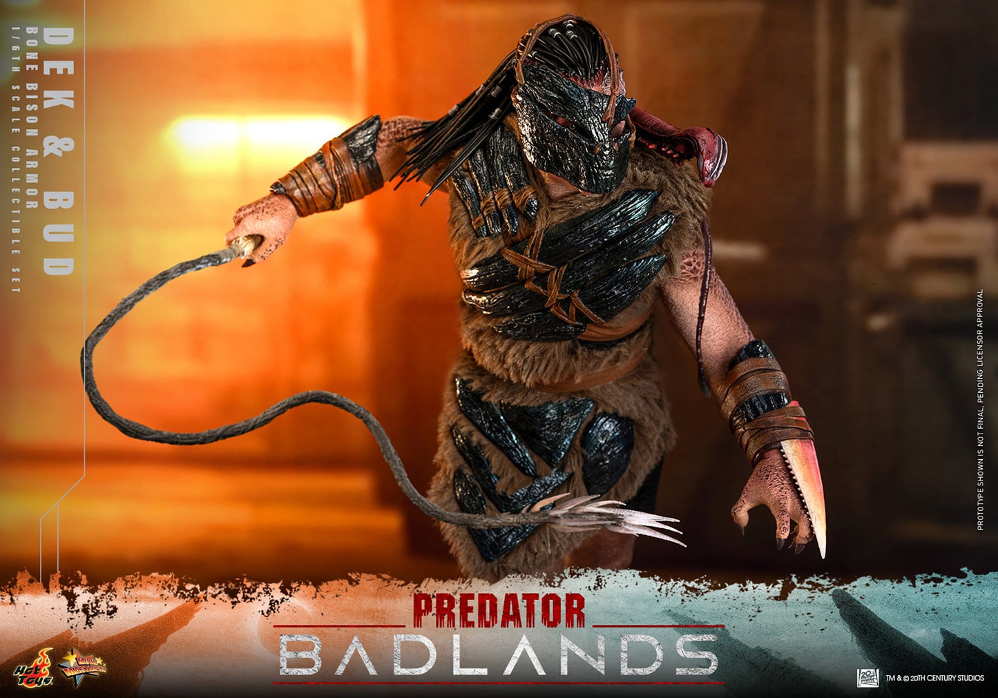 DEK & BUD BONE BISON ARMOR – HOT TOYS 1/6 PREDATOR BADLANDS