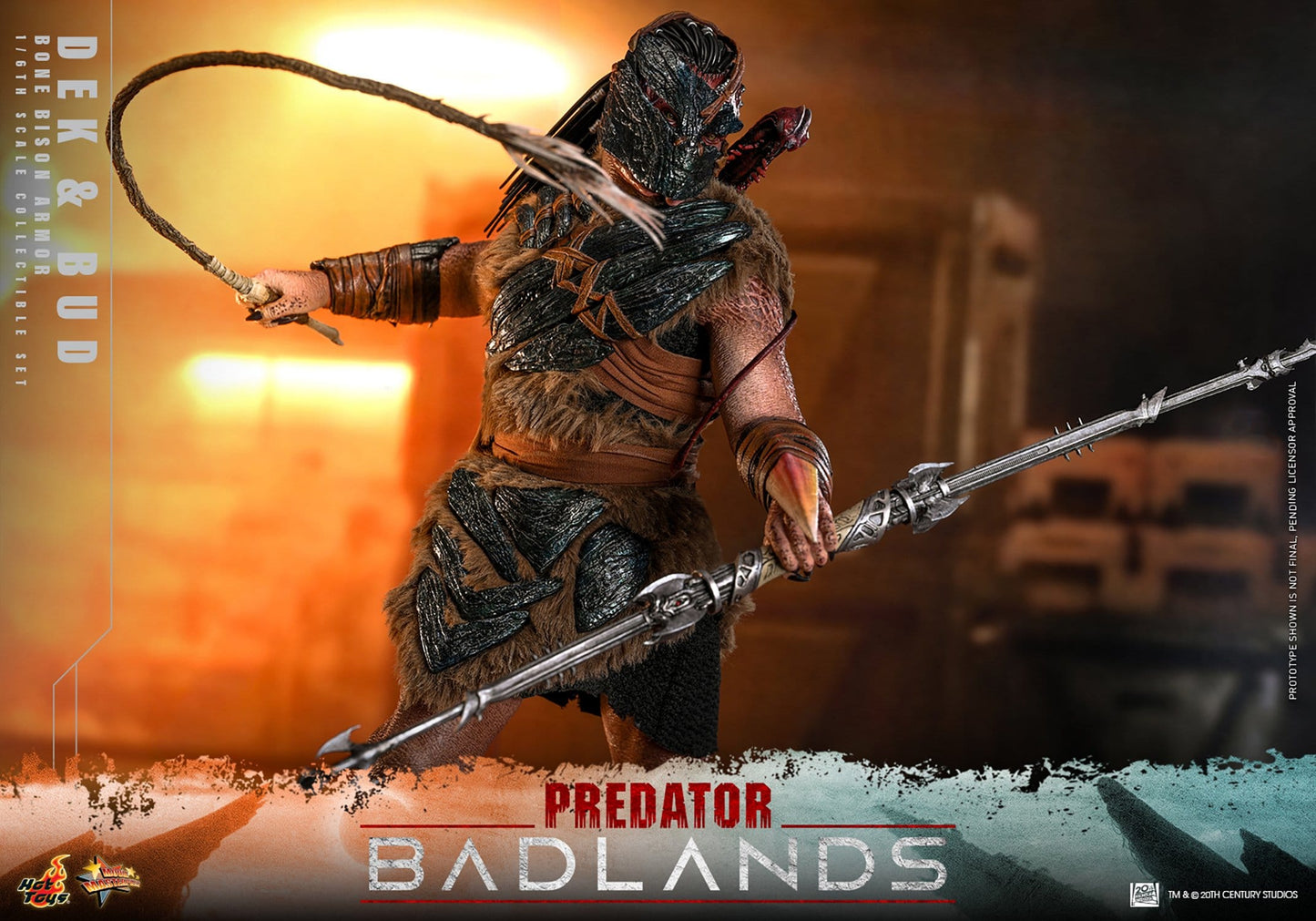 DEK & BUD BONE BISON ARMOR – HOT TOYS 1/6 PREDATOR BADLANDS