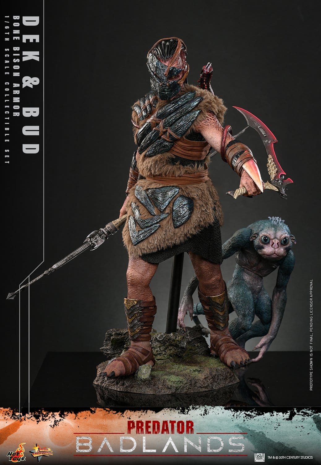 DEK & BUD BONE BISON ARMOR – HOT TOYS 1/6 PREDATOR BADLANDS