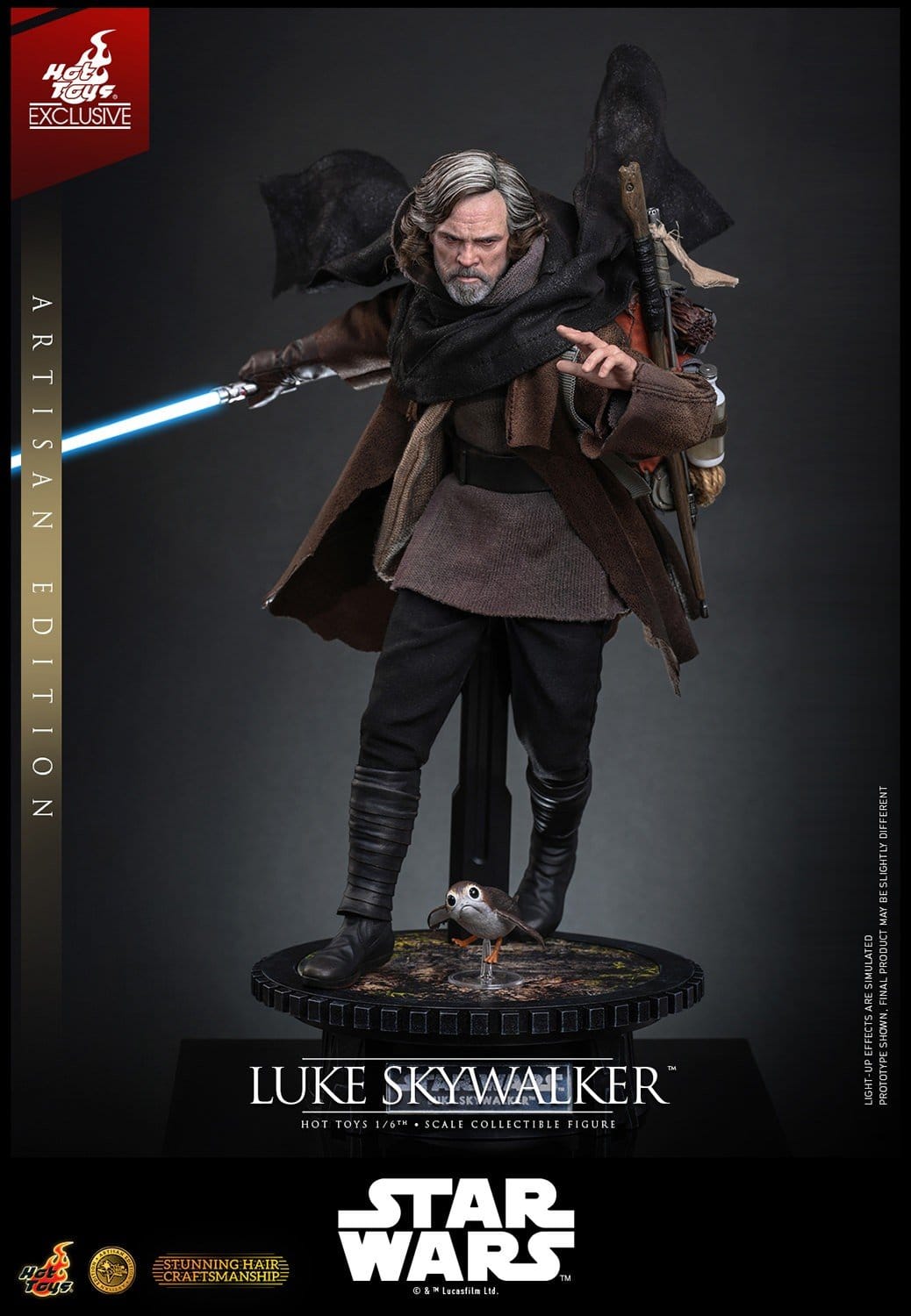 LUKE SKYWALKER ARTISAN HOT TOYS 1/6 STAR WARS 29 CM