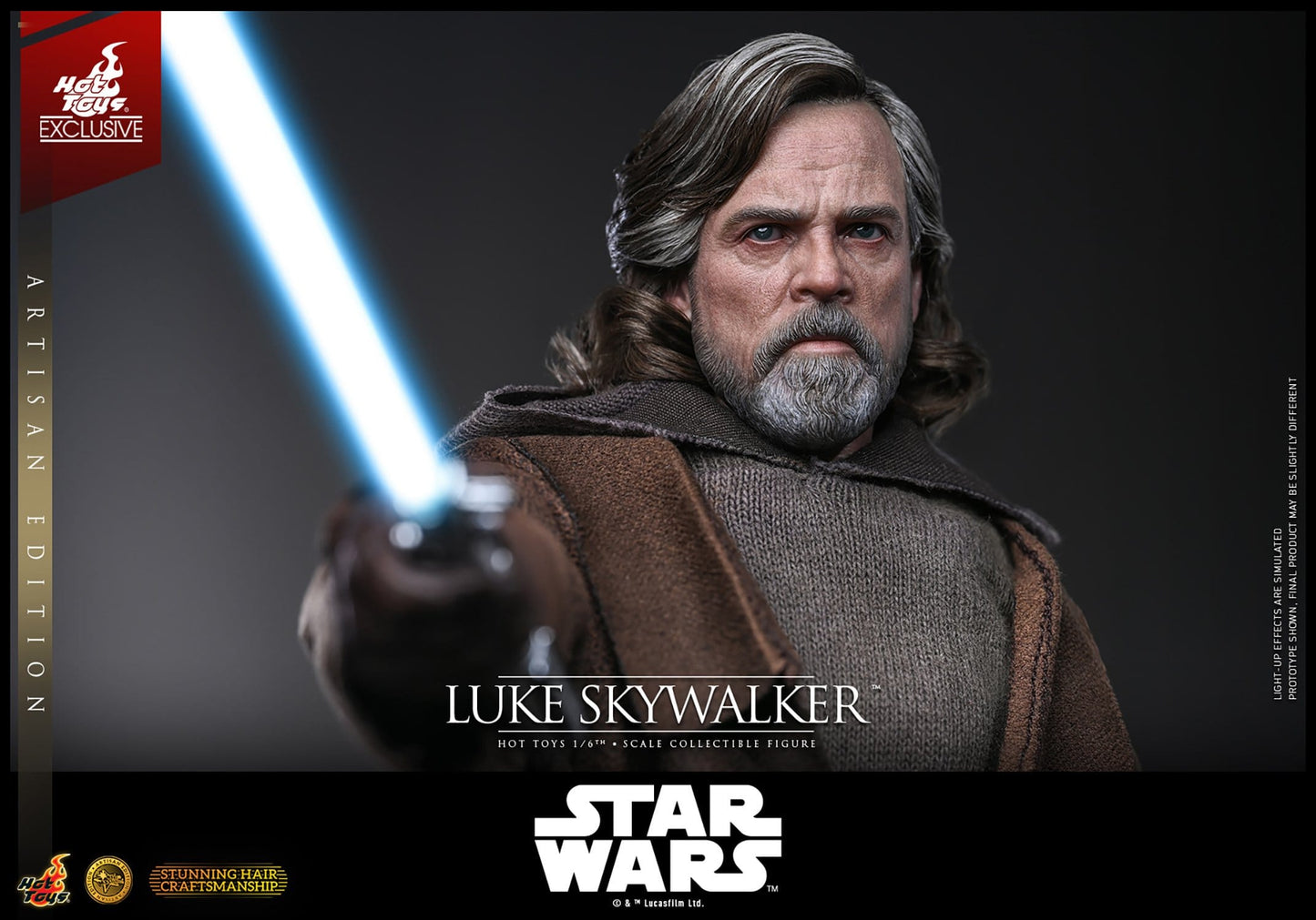 LUKE SKYWALKER ARTISAN HOT TOYS 1/6 STAR WARS 29 CM