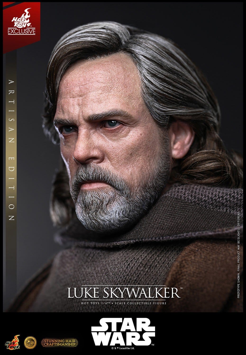 LUKE SKYWALKER ARTISAN HOT TOYS 1/6 STAR WARS 29 CM