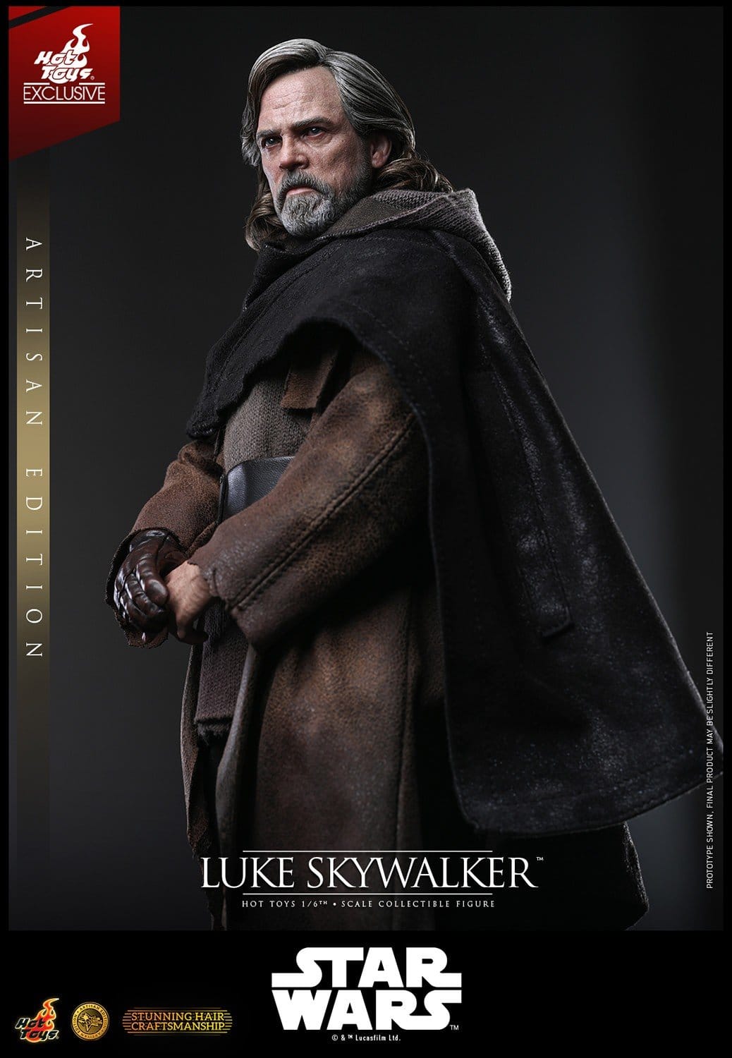LUKE SKYWALKER ARTISAN HOT TOYS 1/6 STAR WARS 29 CM