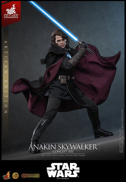 ANAKIN SKYWALKER CONCEPT ART ARTISAN HOT TOYS 1/6 STAR WARS 31 CM
