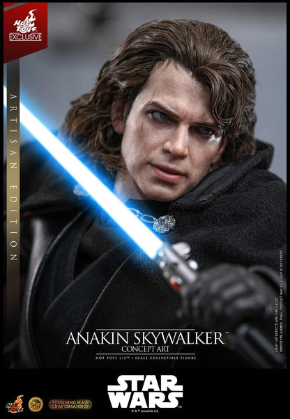 ANAKIN SKYWALKER CONCEPT ART ARTISAN HOT TOYS 1/6 STAR WARS 31 CM