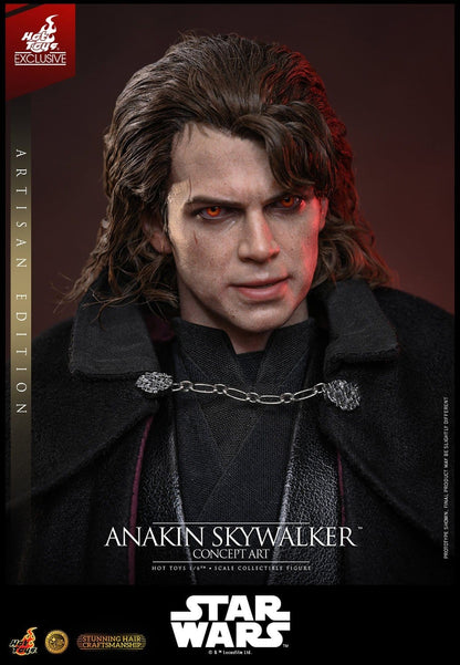 ANAKIN SKYWALKER CONCEPT ART ARTISAN HOT TOYS 1/6 STAR WARS 31 CM