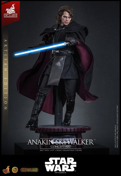 ANAKIN SKYWALKER CONCEPT ART ARTISAN HOT TOYS 1/6 STAR WARS 31 CM