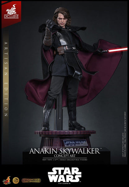 ANAKIN SKYWALKER CONCEPT ART ARTISAN HOT TOYS 1/6 STAR WARS 31 CM