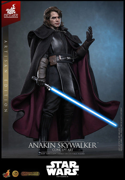 ANAKIN SKYWALKER CONCEPT ART ARTISAN HOT TOYS 1/6 STAR WARS 31 CM