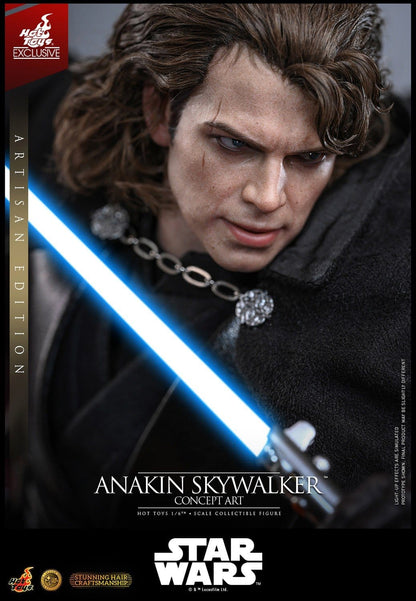 ANAKIN SKYWALKER CONCEPT ART ARTISAN HOT TOYS 1/6 STAR WARS 31 CM