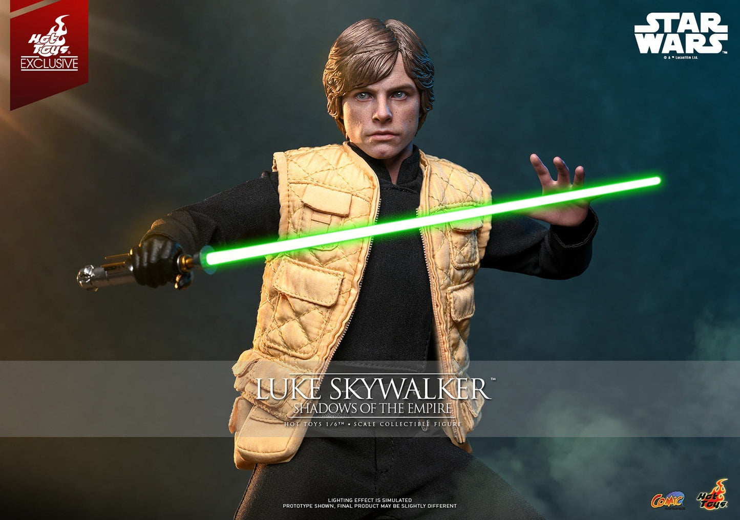 LUKE SKYWALKER SHADOWS OF THE EMPIRE HOT TOYS 1/6 STAR WARS 28 CM