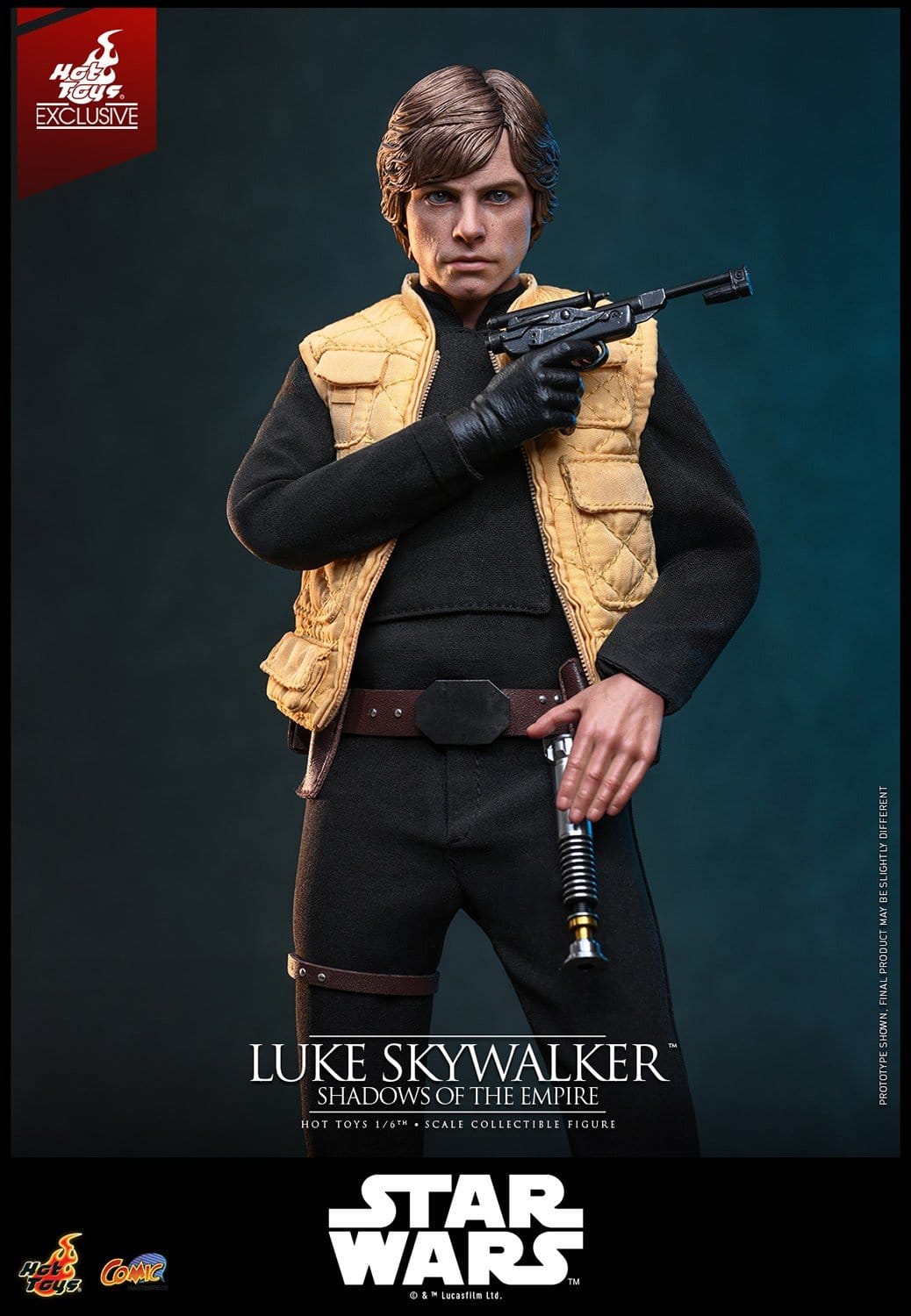 LUKE SKYWALKER SHADOWS OF THE EMPIRE HOT TOYS 1/6 STAR WARS 28 CM