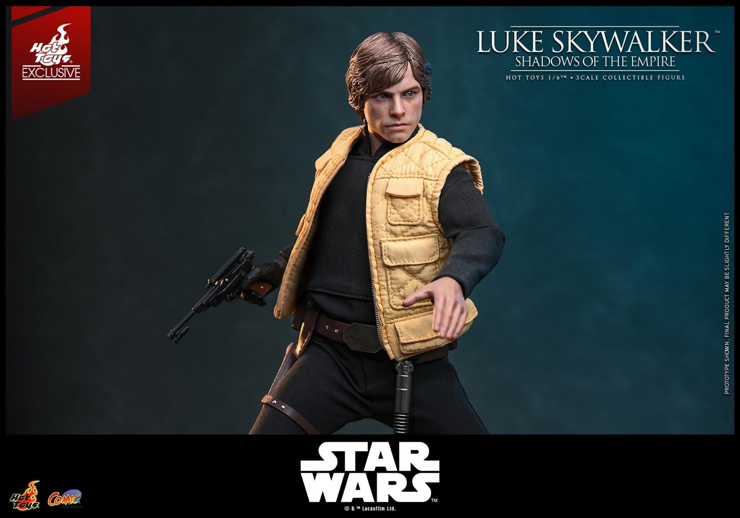 LUKE SKYWALKER SHADOWS OF THE EMPIRE HOT TOYS 1/6 STAR WARS 28 CM