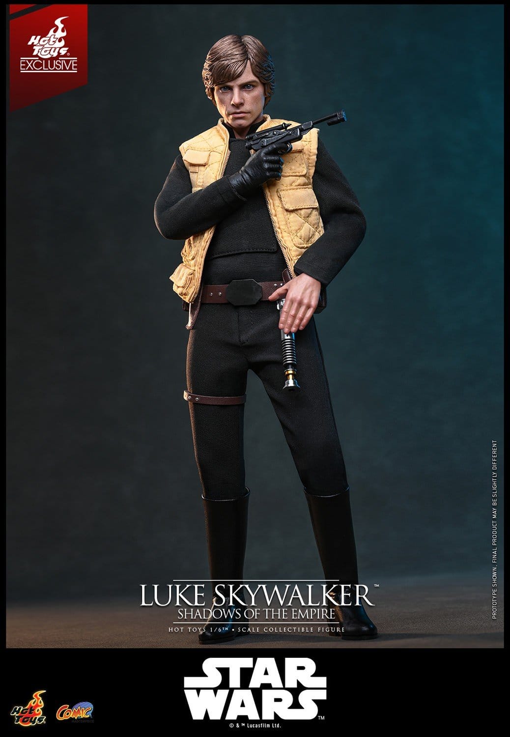 LUKE SKYWALKER SHADOWS OF THE EMPIRE HOT TOYS 1/6 STAR WARS 28 CM