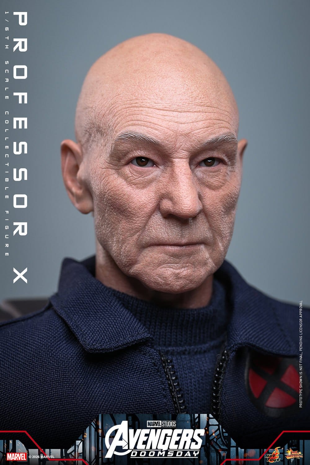 PROFESSOR X AVENGERS DOOMSDAY HOT TOYS 1/6 25 CM