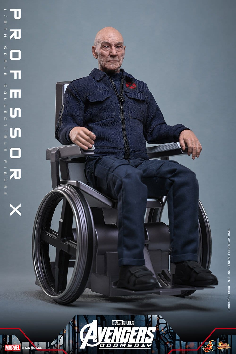 PROFESSOR X AVENGERS DOOMSDAY HOT TOYS 1/6 25 CM