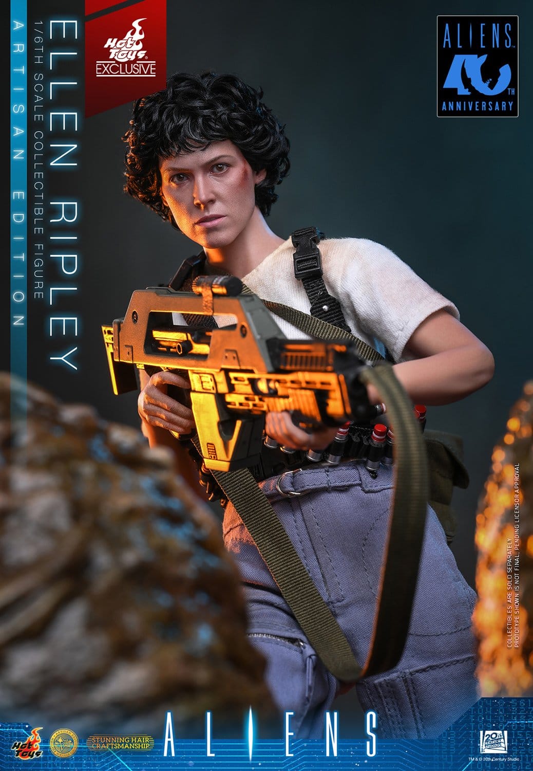 ELLEN RIPLEY ARTISAN DELUXE HOT TOYS 1/6 ALIENS 30 CM