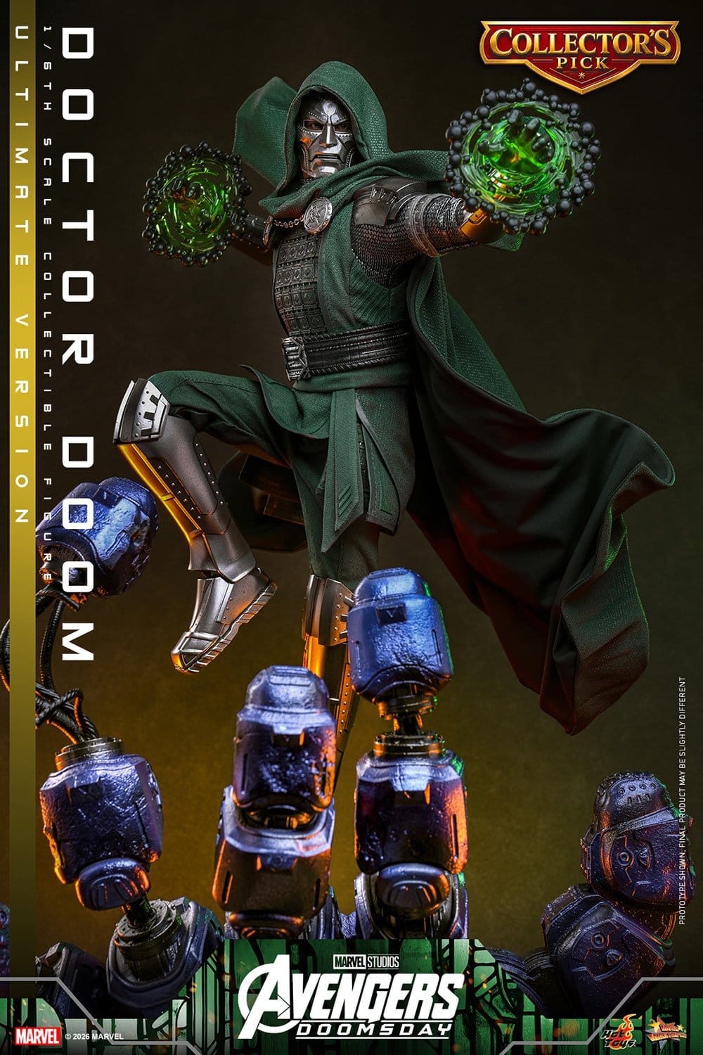 DOCTOR DOOM FIGURA HOT TOYS AVENGERS: DOOMSDAY ULTIMATE VERSION 1/6 31 CM