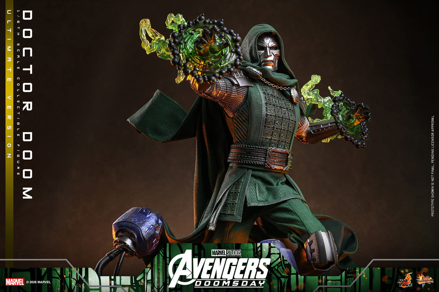DOCTOR DOOM FIGURA HOT TOYS AVENGERS: DOOMSDAY ULTIMATE VERSION 1/6 31 CM