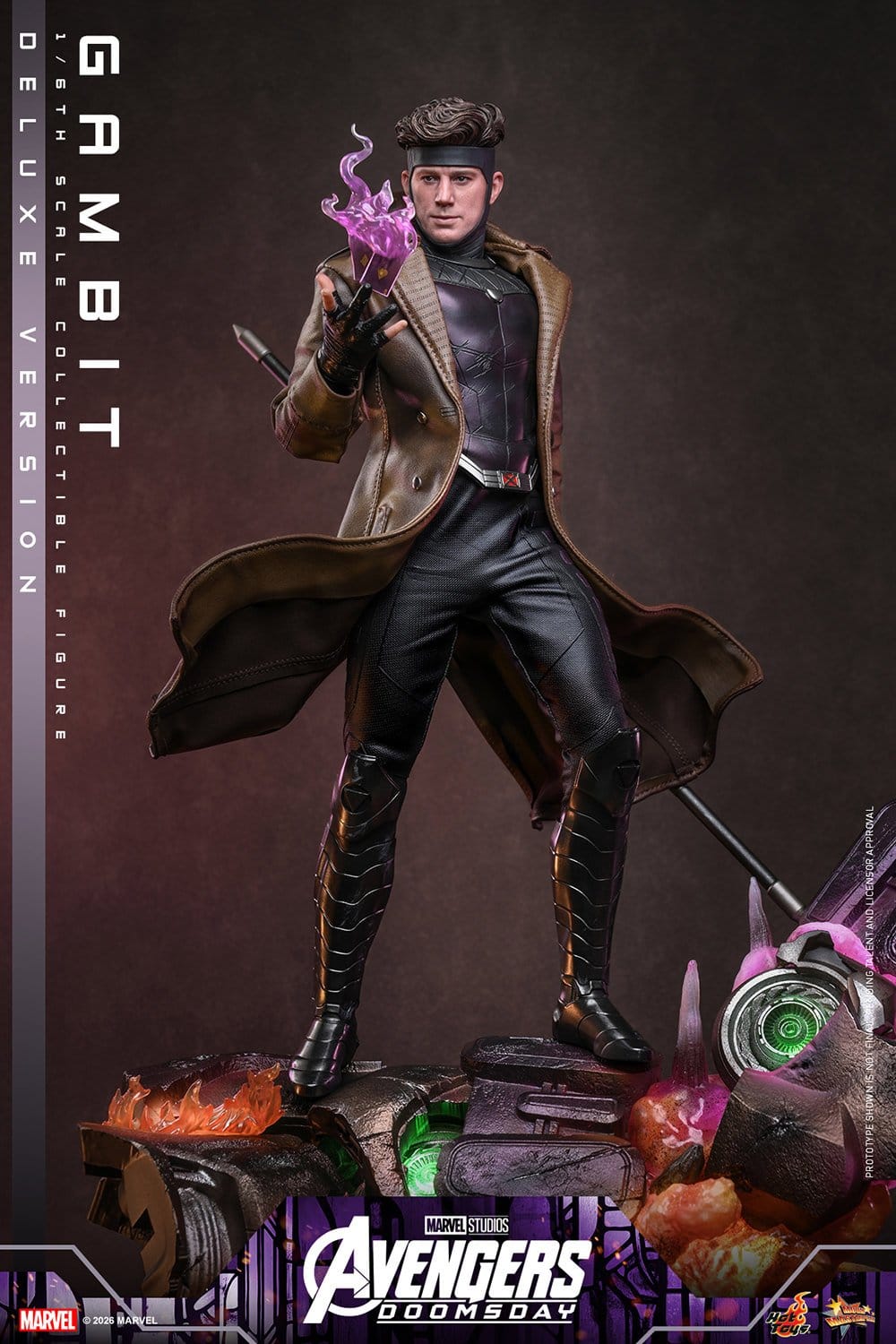 GAMBIT FIGURA HOT TOYS AVENGERS: DOOMSDAY DELUXE VERSION 1/6 31 CM