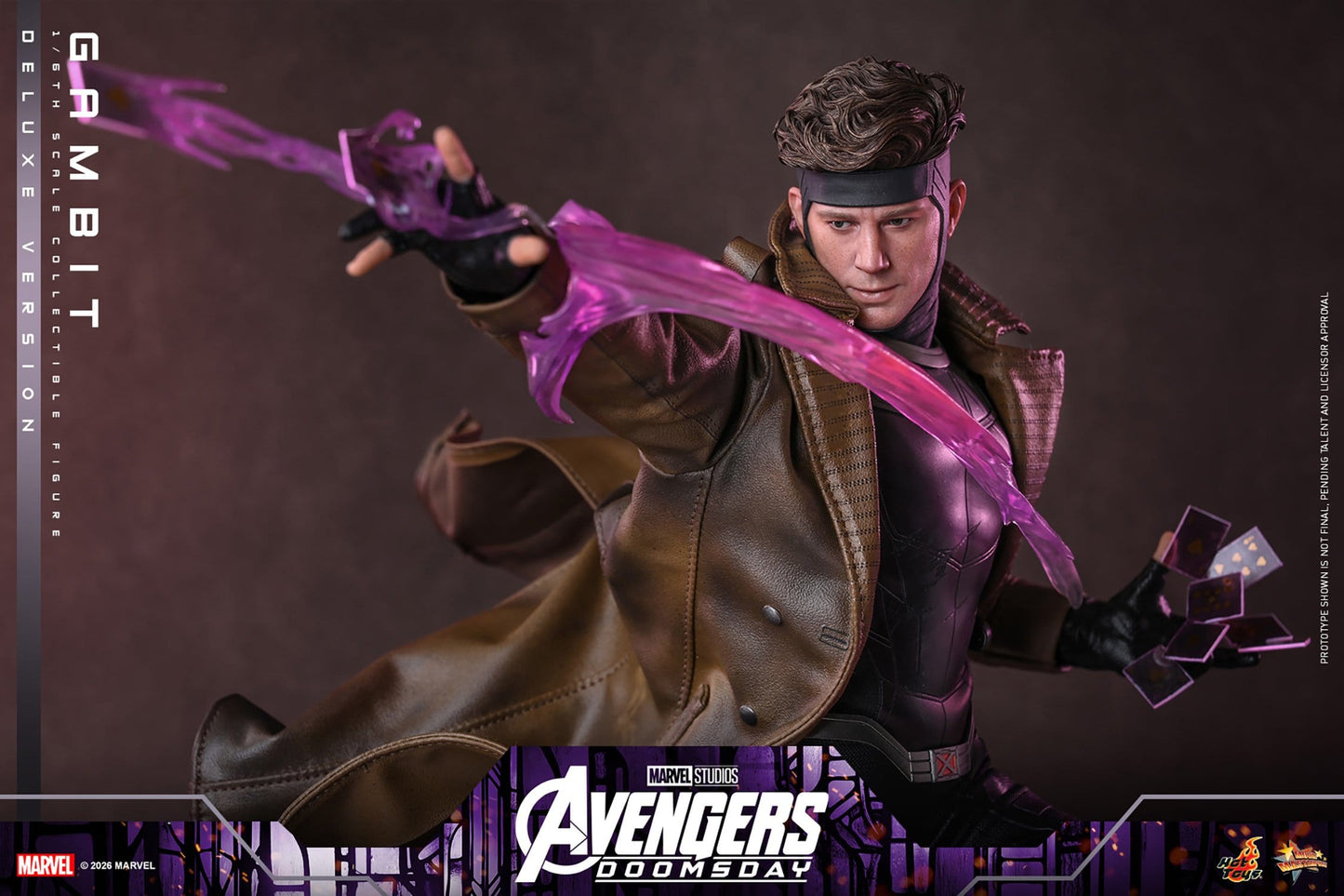 GAMBIT FIGURA HOT TOYS AVENGERS: DOOMSDAY DELUXE VERSION 1/6 31 CM