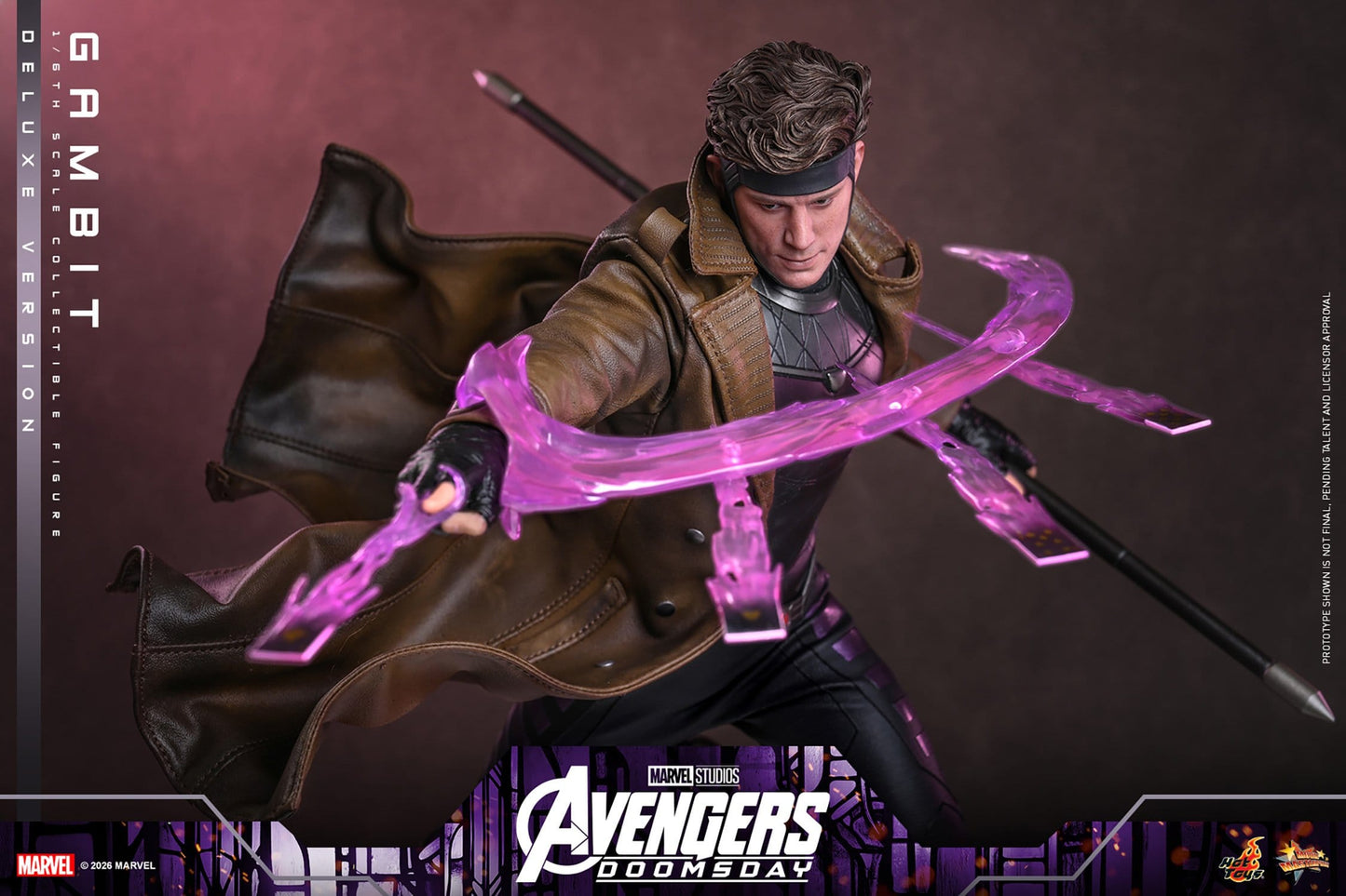 GAMBIT FIGURA HOT TOYS AVENGERS: DOOMSDAY DELUXE VERSION 1/6 31 CM
