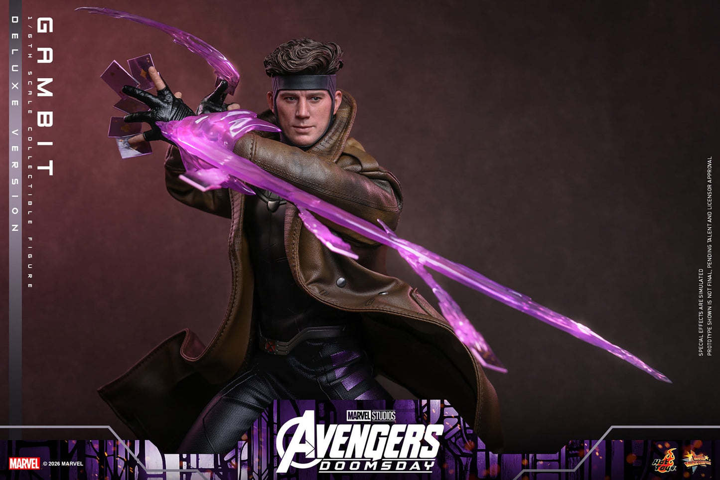 GAMBIT FIGURA HOT TOYS AVENGERS: DOOMSDAY DELUXE VERSION 1/6 31 CM