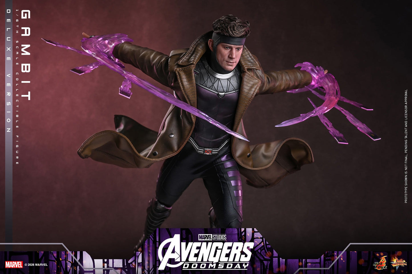 GAMBIT FIGURA HOT TOYS AVENGERS: DOOMSDAY DELUXE VERSION 1/6 31 CM